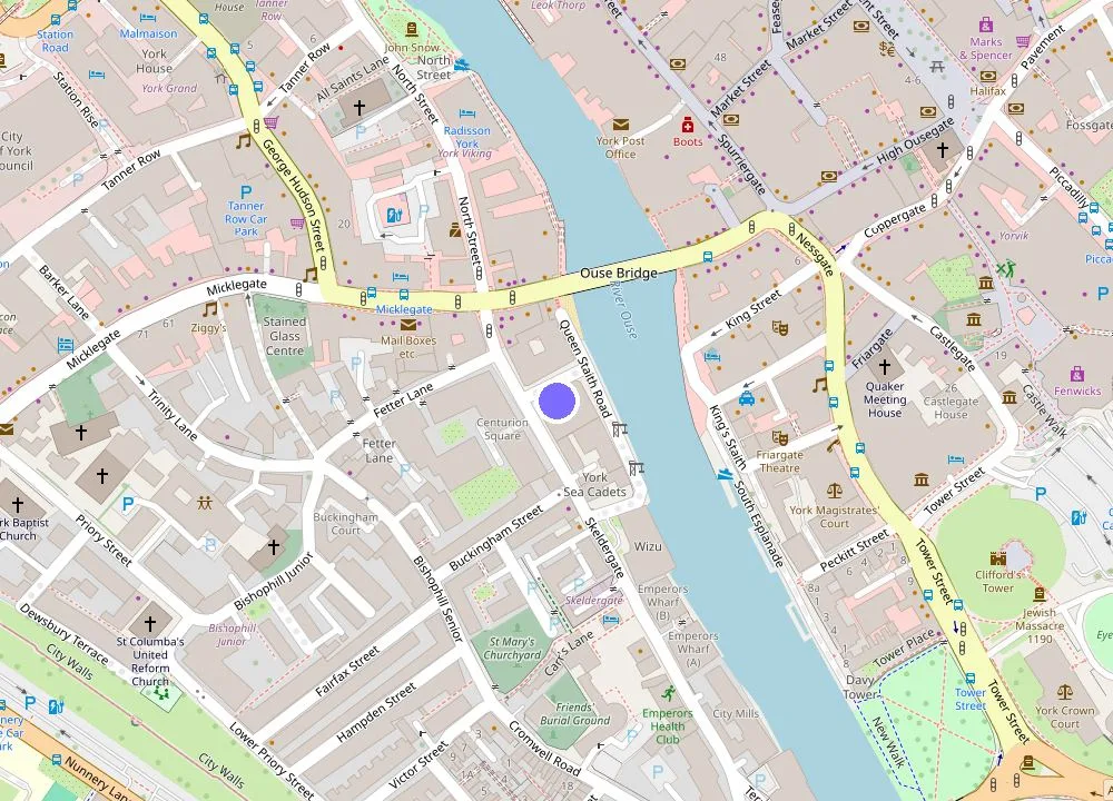 Map: The Queens Hotel & Victoria Cloisters Apartments